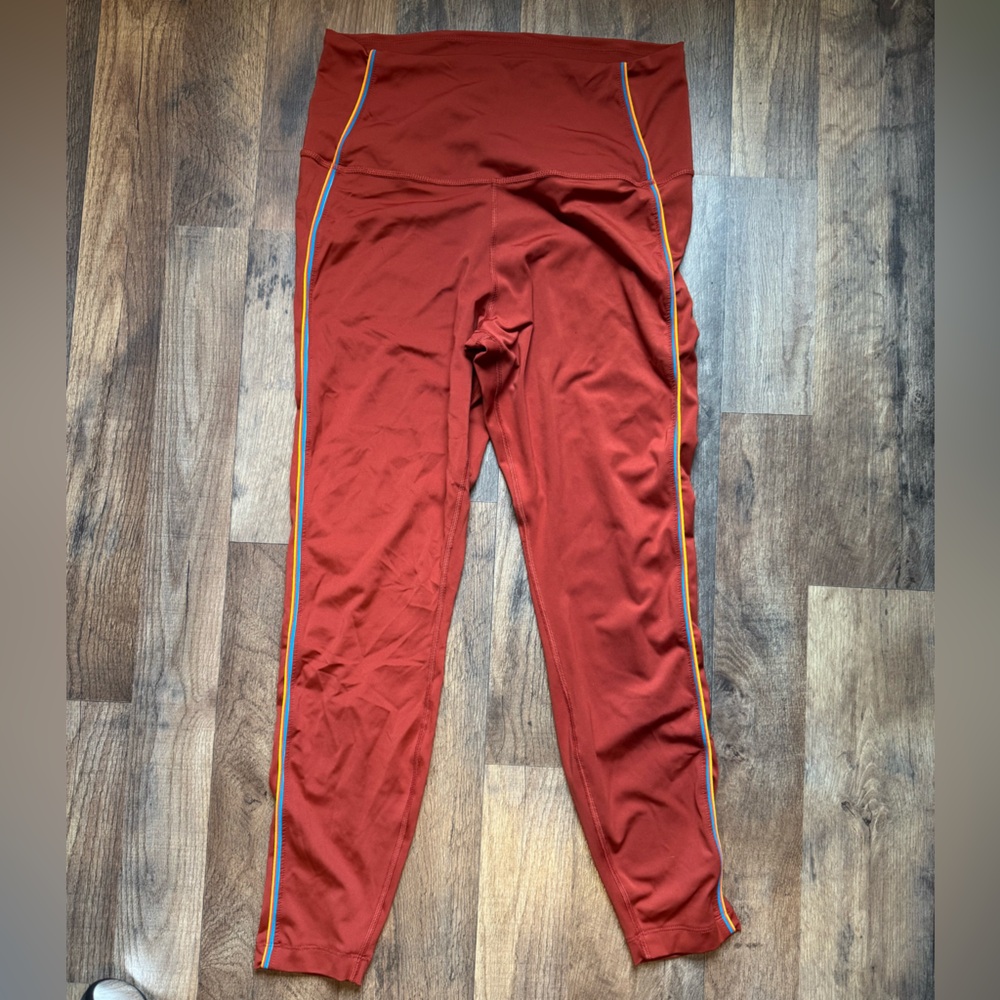 Nike burnt orange leggings size Large